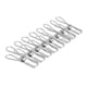 thumbnail image 1 of Pinza de resorte de acero inoxidable para 20 piezas, pinza para ropa antideslizante, pinza para calcetín yeacher Pinza de resorte, 1 of 4
