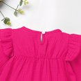 thumbnail image 6 of IDOPIP Toddler Girl Mexican Dress Long Sleeve Floral Embroidery Dress Traditional Ethnic Casual Dress, 6 of 7