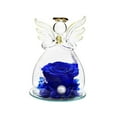 thumbnail image 4 of Rosa Eterna Preservada Macarena en Cristal Azul 7,6 cm x 10,6 cm, 4 of 8