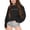 0#$-Black590, variant on Hiijoy Girls Sweatshirt Letter Print Crewneck Pullover Fall Winter Clothes, Black, Sizes 3-14