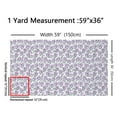 thumbnail image 3 of jejeloiu Purple Lavender Fabric by the Yard 3 Yards, Girls Flower Sewing Fabric, Floral Blossoms Fabric for Sewing, 3 of 6