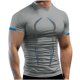 thumbnail image 5 of Mens Casual Botón Arriba Camisas Manga Corta Entrenamiento de Fitness de Verano Transpirable Secado Camiseta, 100% Poliéster Deportes de Moda Superior para Hombres, 5 of 6