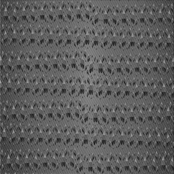 Ahgly Company Indoor Square Patterned Platinum Gray Area Rugs, 4' Square