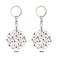 thumbnail image 2 of Naloa Cute Dinosaur Print Round Keychain Keychain Key Ring, Key Tag, Key Chain Bulk for Gift Accessories (Round), 2 of 7