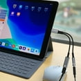 thumbnail image 5 of USB C Splitter with PD 60W Fast Charging - Enhanced Audio and Convenient Power Delivery，TA2H-R2L60 【Gray】, 5 of 5