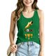 thumbnail image 2 of Women's Football Graphic Tank Tops, Women's Sleeveless Running Tank Top, Breathable Lightweight Sports Vest for Workout, Gym, Yoga, Training for Soccer Tournament 2026 Green Size: 2XL, 2 of 5