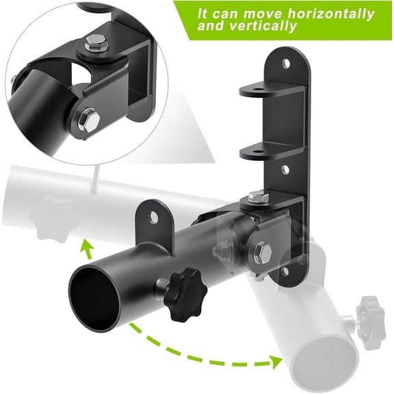 Wall Mount Landmine Attachment for 1" Standard Bar and 2" Olympic Bars
