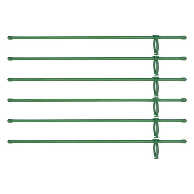 kurtrusly Protection Efficace des Plantes avec Bâton de Support Durable Bâton de Support Robuste Bâtonnets de Plantes Support Haut Vert 16 Po/40cm 6 Ensembles