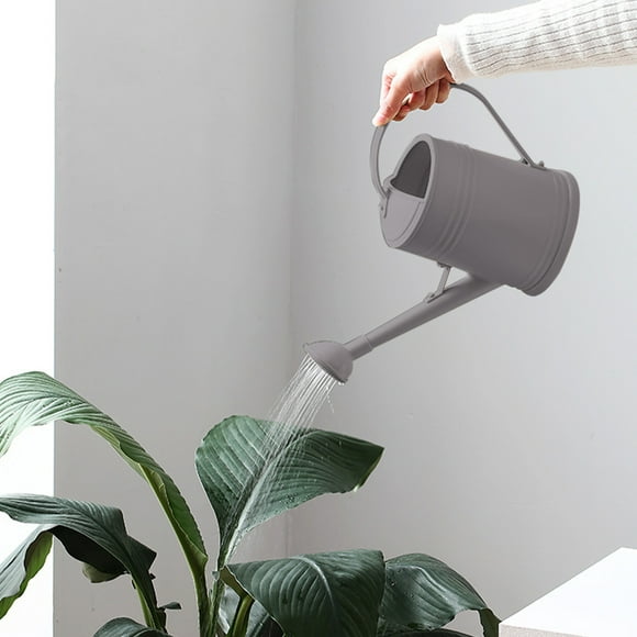 Hervidor de agua eléctrico Lisbinx de acero inoxidable duradero de 2 l para riego de suculentas, jardinería, hogar, con boquilla larga para el cultivo de flores.