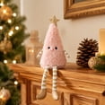 Plush Christmas Tree Table Decor, Plush Sitting Xmas Tree Doll for ...