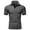Dark Gray, variant on Kovlvoll Shirts for Men Summer Plus Size Solid Color Button V Neck Short Sleeve Shirt Loose Casual Tops