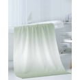 thumbnail image 3 of Sage Green Ombre Towel Set of 3, Soft Microfiber Bath Towels, Hand Towel, Washcloths, Sage Green White Gradient Modern Quick-Dry Absorbent Towels for Bathroom Kitchen Hotel Beach Gym Spa, 3 of 7
