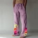 thumbnail image 1 of Pantalones largos de verano para hombre, de algodón y lino, con pierna ancha, estampados, con cordones, para deportes y vacaciones, 1 of 7