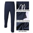 thumbnail image 5 of Men's Sweatpants Athletic Lounge Pants Open Bottom Casual Jersey Pants for Men with Pocket Navy S, 5 of 7