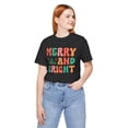 thumbnail image 4 of Matching Family Merry and Bright Christmas Unisex Shirt, 4 of 8