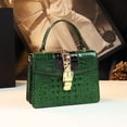 thumbnail image 4 of Bolso de mano de piel de cocodrilo de diseñador nuevo a la moda para mujer, bolsos cruzados para mujer, bolsas para mujeres, 4 of 4