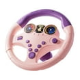 thumbnail image 3 of Steering Wheel Toy Simulation Driving Sound Educational Activity Toy Interactive Pink for Children Aged 3 Plus, 3 of 9