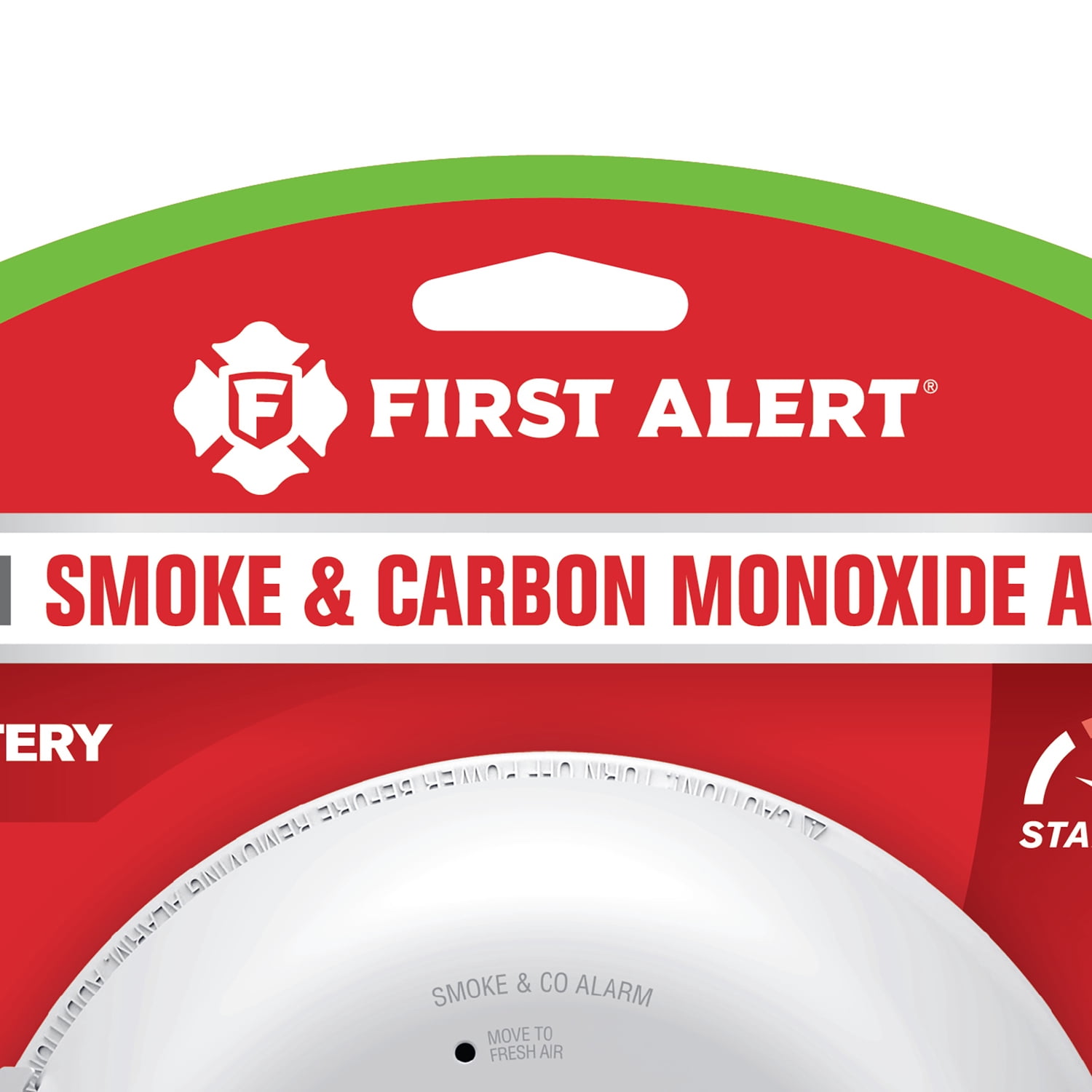First Alert SMICO100 Battery-Operated 2-in-1 Smoke and CO Alarm, Ionization