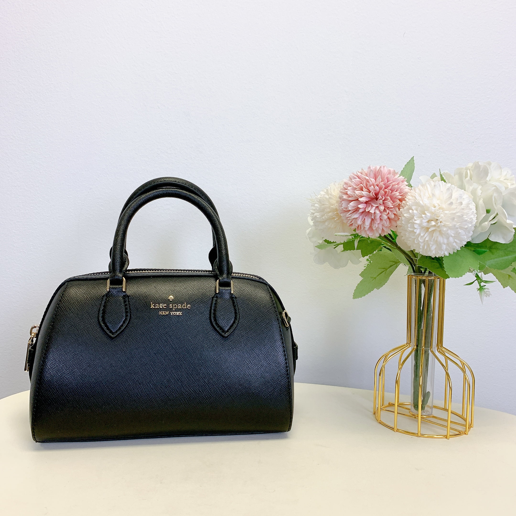 Kate Spade KF493 Madison Saffiano Leather Duffle Crossbody