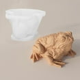 thumbnail image 2 of Hzzsbu Frog Silicone Candle Mold, 3d Animal Resin Casting Mold for Candle Making and Home Decor, 2 of 7