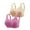 Beige, variant on Mrat Sports Bra Tank 2pc Women Bras Plus Size Behind Buckle Comfortable Breathable Wireless Non-magnetic Buckle Underwear Bras S-338 Pink-A XL