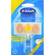 4 Pack Dr. Scholl's Liquid Corn & Callus Remover 0.33 oz