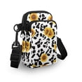 thumbnail image 3 of HELLHERO Cow Print Sunflower Pattern 2 Layers Messenger Bag for Adults Casual Travel Shoulder Bags Polyester 4.33x1.97x7.09, 3 of 7