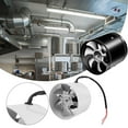 thumbnail image 2 of Extractor Fan Inline Pipe Fan 150mm 1Pc 2800r/Min 40W 50Hz 600 M³/H Quiet Smoke Extractor Duct Fan ,Fast Wind Speed, 2 of 5