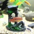 thumbnail image 4 of kusrkot Fake Resin Roman Stone Pillar Column Aquarium Tank Ornament Black, 4 of 8