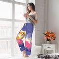 thumbnail image 4 of Uemuo Dog Washes in a Pink Bath Pattern Women's Wide Leg Palazzo Lounge Pants with Pockets Light Weight Loose Comfy Casual Pajama Pants-XX-Large, 4 of 9
