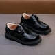 thumbnail image 1 of Zapatos de cuero para niños de primavera y otoño, zapatos negros de moda con suela suave, zapatos de rendimiento para niños, zapatos casuales para niñas, 1 of 6
