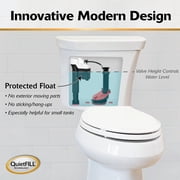 Korky QuietFILL Fill Valve and Standard 2-Inch Rubber Toilet Flapper Kit (818BP)