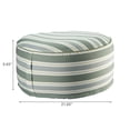 thumbnail image 3 of Outdoor Inflatable Pouf Striped Green, 3 of 3