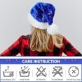 thumbnail image 4 of Ludolm Santa Hat Sequin Christmas Hat for Adult Party Hat for New Year Xmas, 4 of 7