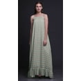 thumbnail image 4 of Bimba Chemise de Nuit Imprimée à Pois et Renoncules Floraux Pastel Menthe15 pour Femmes Robe Maxi à Bretelles Spaghetti Vêtements de Nuit TG, 4 of 5