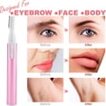thumbnail image 4 of CHOK Electric Eyebrow Trimmer Eyebrow Hair Remover   Electric Razor Painless Eyebrows Removal-Pink, 4 of 8