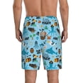 thumbnail image 4 of Lsque Animal Pirate Mens Sleep Pajama Shorts,Short Pajama Pants, Cotton Ultra-Soft Knit-4X-Large, 4 of 9