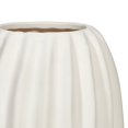 thumbnail image 2 of Bouclair Vase de Sol Ondulé en Céramique Blanche, 2 of 2
