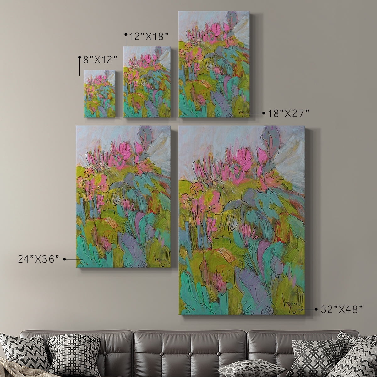 Rise and Bloom Premium Gallery Wrapped Canvas - Ready to Hang
