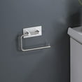 thumbnail image 4 of XUANYI-Toilet Paper Holder Self Adhesive Sus 304 Stainless Steel Storage Bathroom Kitchen Paper Towel Stick Rotating Rod Tissue Roll Hanger Contemporary Style, Brushed Finish 2 Pack, 4 of 7