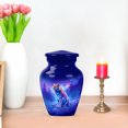 thumbnail image 7 of JAGASY Tiger Urn for Ashes Adult Male, Blue Small Urns for Human Ashes Keepsake, Forest & Starry Sky Decorative Urn for Sister, Miniature Cremation Urns for Brother, (3 Inch), 7 of 7