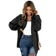 thumbnail image 4 of Txlixc Chaqueta de baño para mujeres, cardigan suizo de manga larga Txlixc moda, 4 of 9