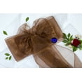 thumbnail image 7 of mds Pack of 150 Organza Chair Sash Bow Sashes for Wedding Decoration -Coffee, 7 of 7