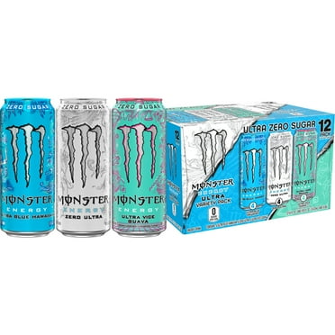 Monster Energy Ultra Variety Pack VGZBH 12 Pack - 16 Fl Oz
