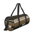 thumbnail image 3 of YFYANG Large Capacity Canvas Gym Bag for Men and Women, Abstract Tonal Lines Round Portable Travel Bags for Sports Fitness, 3 of 8