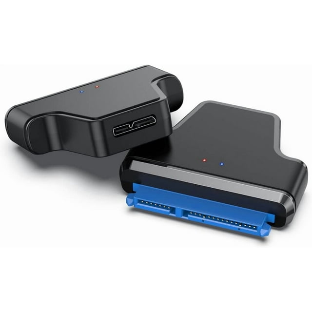 HUGFEGWE SATA to USB Adapter Micro USB 3.0 to 2.5" SATA Hard Drive External Converter Adapter for SSD/HDD Data Transfer Support UASP CJ25311-8629