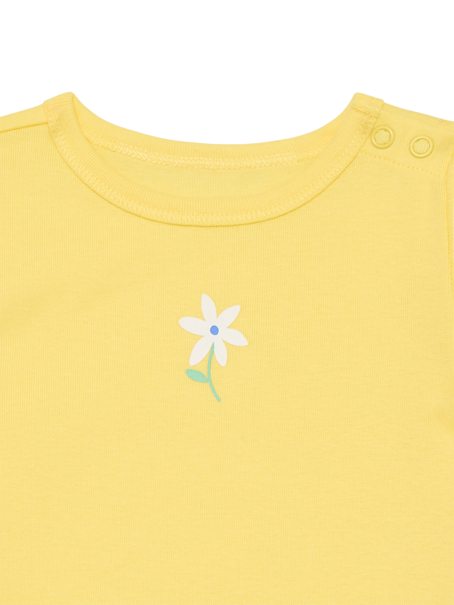 Wonder Nation Baby Girl Short Sleeve Bodysuit, Sizes 0-24 Months