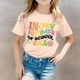 thumbnail image 2 of WOYY Toddler Girls 100 Days of School T Shirt Letter Print Short Sleeve T-Shirt Casual Soft Tshirt, 2 of 4