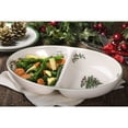 thumbnail image 3 of Spode Christmas Tree Divided Dish - 11.5" Festive Serving Tray for Holiday Parties, Seasonal Events - Fine Earthenware, Decorative Christmas Dinnerware, Microwave & Dishwasher Safe, 3 of 3
