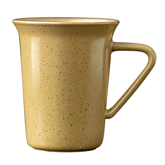 Retro Coffee Cup,Ceramic Mug Porcelain Cup 250ml 12oz-yellow-250ml
